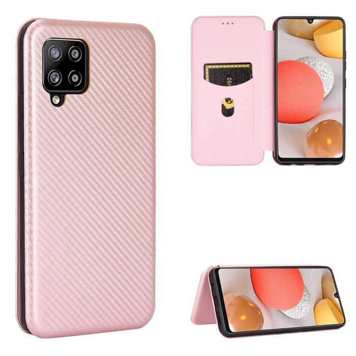 Textura de fibra de carbono Flip horizontal magnético TPU + PC + Funda de cuero PU con ranura para tarjeta, For OPPO Realme V3, For Samsung Galaxy A42 5G, For Vivo Y20 / Y20i (Indian), For Xiaomi Poco X3 NFC, For Xiaomi Redmi K30 Ultra