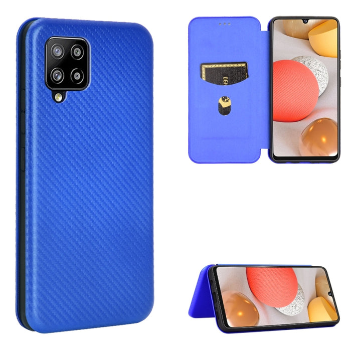Textura de fibra de carbono Flip horizontal magnético TPU + PC + Funda de cuero PU con ranura para tarjeta, For OPPO Realme V3, For Samsung Galaxy A42 5G, For Vivo Y20 / Y20i (Indian), For Xiaomi Poco X3 NFC, For Xiaomi Redmi K30 Ultra