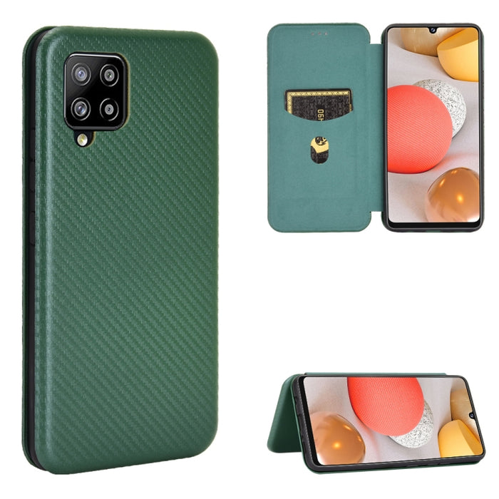 Textura de fibra de carbono Flip horizontal magnético TPU + PC + Funda de cuero PU con ranura para tarjeta, For OPPO Realme V3, For Samsung Galaxy A42 5G, For Vivo Y20 / Y20i (Indian), For Xiaomi Poco X3 NFC, For Xiaomi Redmi K30 Ultra