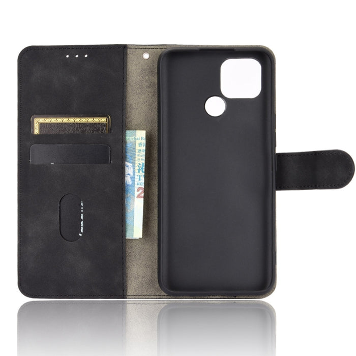 Funda de piel sintética con textura de piel de becerro con tapa horizontal y hebilla magnética con soporte, ranuras para tarjetas y cartera, For OPPO Realme V3, For OPPO Realme X7, For Samsung Galaxy A42 5G, For Vivo Y20 / Y20i (Indian)                ...