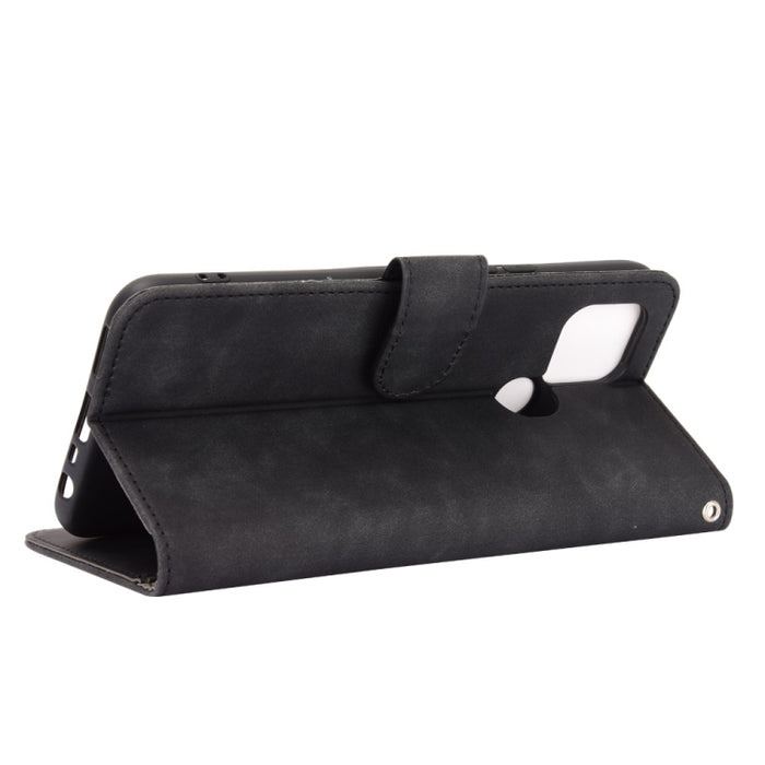 Funda de piel sintética con textura de piel de becerro con tapa horizontal y hebilla magnética con soporte, ranuras para tarjetas y cartera, For OPPO Realme V3, For OPPO Realme X7, For Samsung Galaxy A42 5G, For Vivo Y20 / Y20i (Indian)                ...