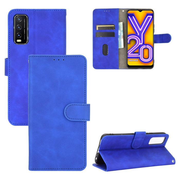 Funda de piel sintética con textura de piel de becerro con tapa horizontal y hebilla magnética con soporte, ranuras para tarjetas y cartera, For OPPO Realme V3, For OPPO Realme X7, For Samsung Galaxy A42 5G, For Vivo Y20 / Y20i (Indian)                ...
