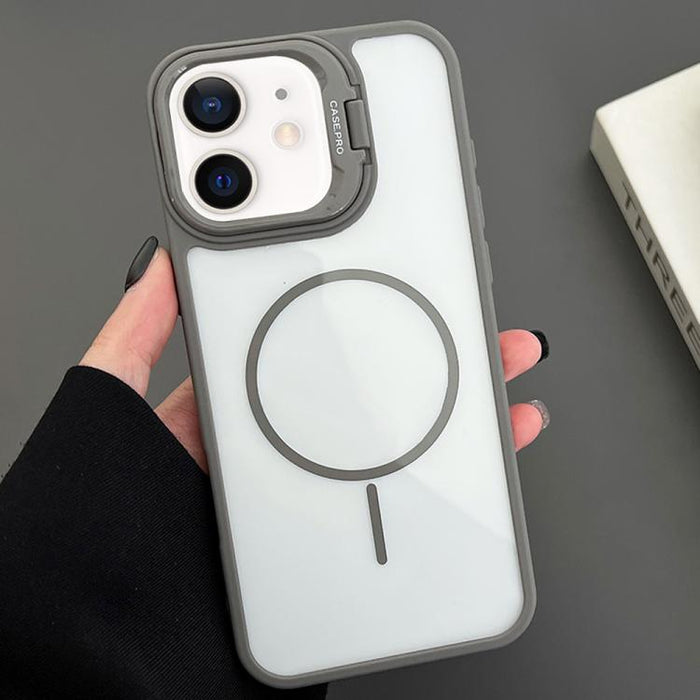 PC Lens Holder MagSafe Magnetic Phone Case, For iPhone 11