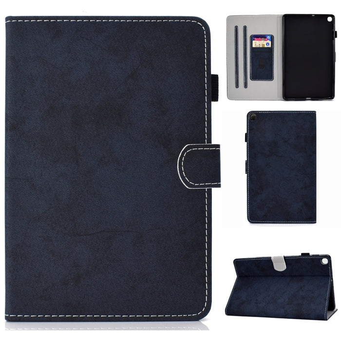 Estuche de cuero con textura de tela estilo mármol con soporte y ranura para tarjeta y ranura para bolígrafo y tira antideslizante