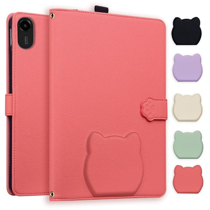 Funda para tablet de piel de lichi con tacto de piel de gato, For Xiaomi Redmi Pad 2 SE 9.7 2026, For Xiaomi Pad 8 / 8 Pro 7 / 7 Pro, For Xiaomi Redmi Pad 2 Pro / Pro / Poco Pad, For Xiaomi Redmi K Pad, For Xiaomi Redmi Pad 2, For Xiaomi Redmi Pad SE 8.7