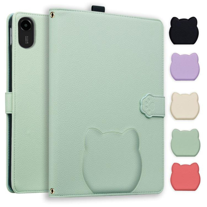 Funda para tablet de piel de lichi con tacto de piel de gato, For Xiaomi Redmi Pad 2 SE 9.7 2026, For Xiaomi Pad 8 / 8 Pro 7 / 7 Pro, For Xiaomi Redmi Pad 2 Pro / Pro / Poco Pad, For Xiaomi Redmi K Pad, For Xiaomi Redmi Pad 2, For Xiaomi Redmi Pad SE 8.7