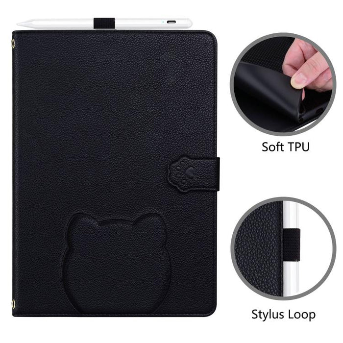 Funda para tablet de piel de lichi con tacto de piel de gato, For Xiaomi Redmi Pad 2 SE 9.7 2026, For Xiaomi Pad 8 / 8 Pro 7 / 7 Pro, For Xiaomi Redmi Pad 2 Pro / Pro / Poco Pad, For Xiaomi Redmi K Pad, For Xiaomi Redmi Pad 2, For Xiaomi Redmi Pad SE 8.7