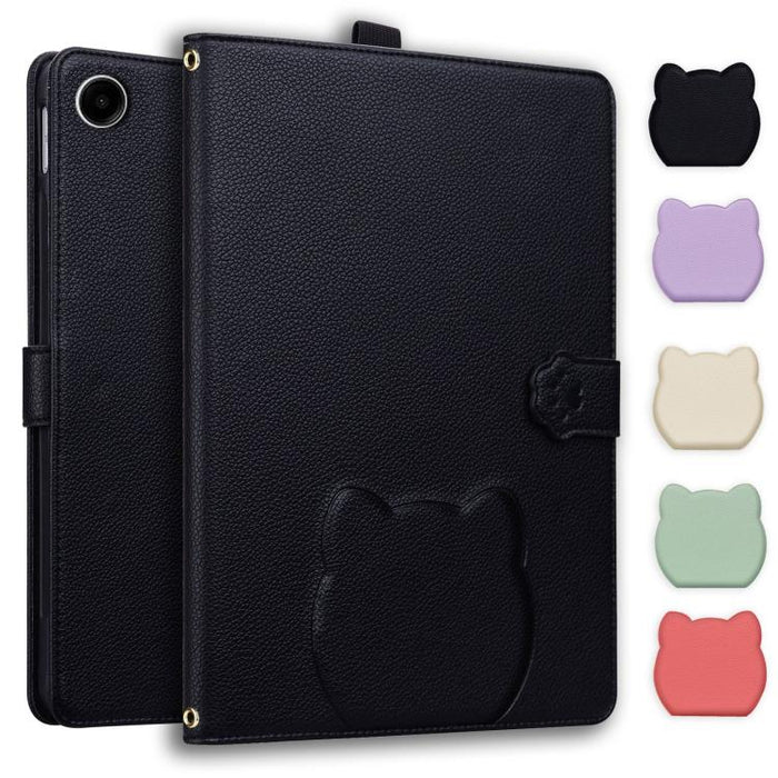 Funda para tablet de piel de lichi con tacto de piel de gato, For Xiaomi Redmi Pad 2 SE 9.7 2026, For Xiaomi Pad 8 / 8 Pro 7 / 7 Pro, For Xiaomi Redmi Pad 2 Pro / Pro / Poco Pad, For Xiaomi Redmi K Pad, For Xiaomi Redmi Pad 2, For Xiaomi Redmi Pad SE 8.7