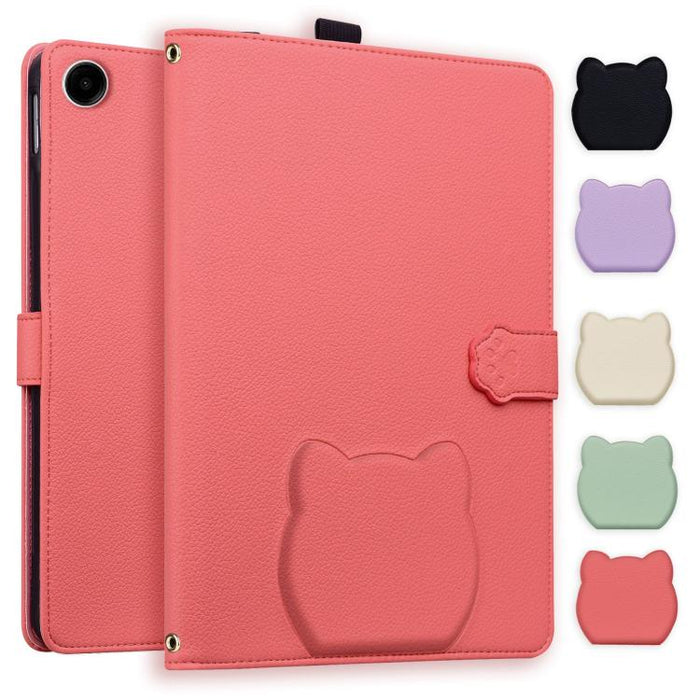Funda para tablet de piel de lichi con tacto de piel de gato, For Xiaomi Redmi Pad 2 SE 9.7 2026, For Xiaomi Pad 8 / 8 Pro 7 / 7 Pro, For Xiaomi Redmi Pad 2 Pro / Pro / Poco Pad, For Xiaomi Redmi K Pad, For Xiaomi Redmi Pad 2, For Xiaomi Redmi Pad SE 8.7