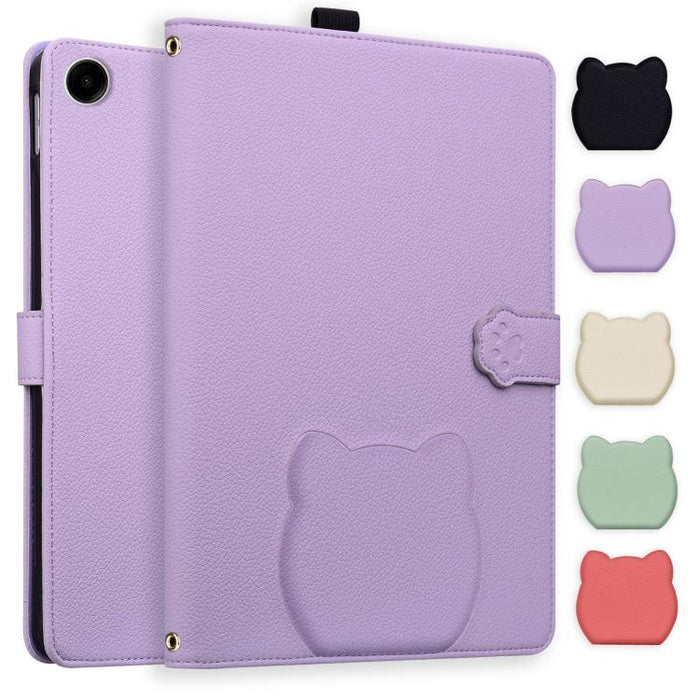 Funda para tablet de piel de lichi con tacto de piel de gato, For Xiaomi Redmi Pad 2 SE 9.7 2026, For Xiaomi Pad 8 / 8 Pro 7 / 7 Pro, For Xiaomi Redmi Pad 2 Pro / Pro / Poco Pad, For Xiaomi Redmi K Pad, For Xiaomi Redmi Pad 2, For Xiaomi Redmi Pad SE 8.7