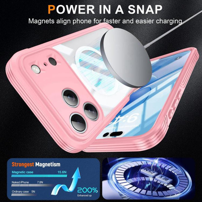 Life Waterproof MagSafe Magnetic Rugged Phone Case, For iPhone 17 Pro Max, For iPhone 17 Pro