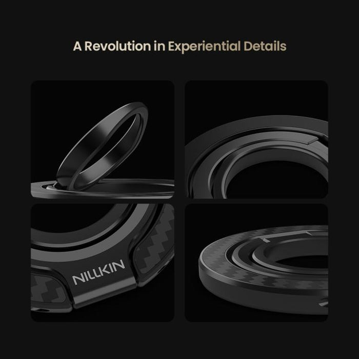 NILLKIN NKL13 FiberSnap 360 Degree Rotating Double-Sided Magnetic Finger Ring Phone Holder