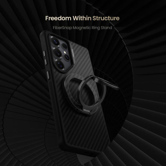 NILLKIN NKL13 FiberSnap 360 Degree Rotating Double-Sided Magnetic Finger Ring Phone Holder