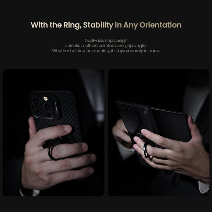 NILLKIN NKL13 FiberSnap 360 Degree Rotating Double-Sided Magnetic Finger Ring Phone Holder