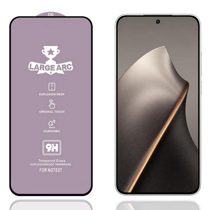 Película de vidrio templado de gran arco de aluminio de 9H y 0,4 mm de altura, For Xiaomi Redmi A5 4G 171.7mm, For Xiaomi 14T / 14T Pro, For Xiaomi Redmi 14C 4G, For Xiaomi Redmi A3 4G, For Xiaomi Redmi Note 12 Pro 4G / 12 Pro+                         ...