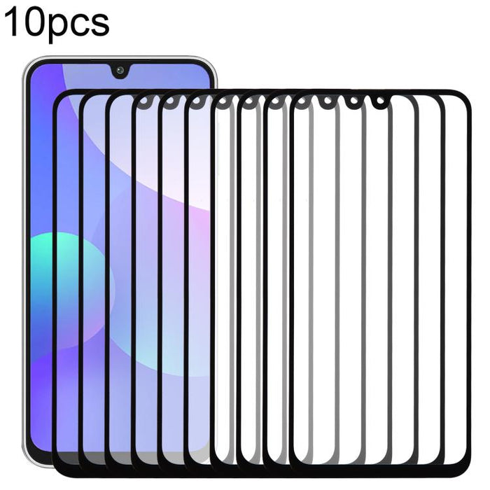 10pcs Front Screen Outer Glass Lens with OCA Optically Clear Adhesive