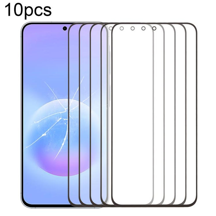 10pcs Front Screen Outer Glass Lens with OCA Optically Clear Adhesive