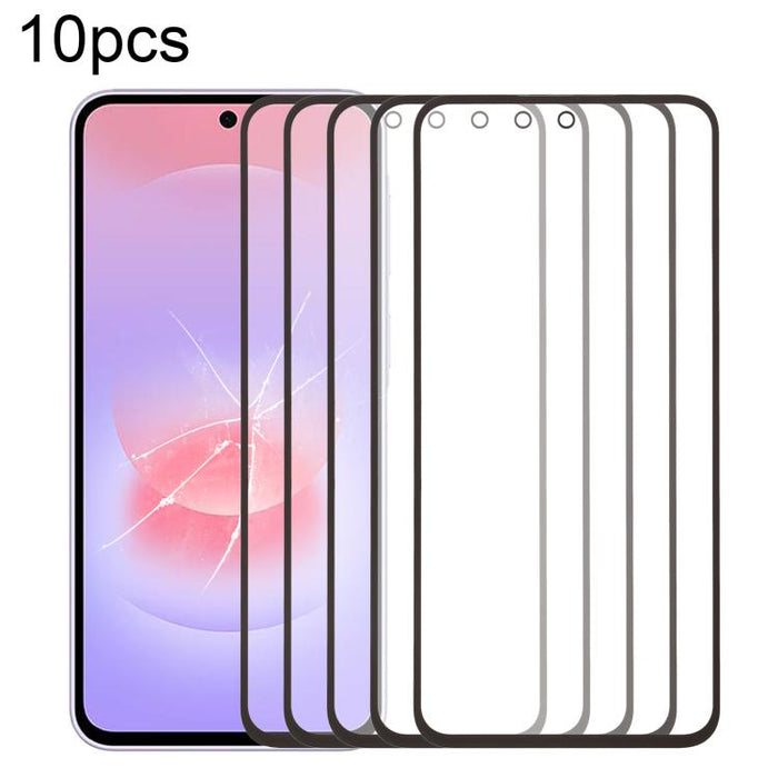 10pcs Front Screen Outer Glass Lens with OCA Optically Clear Adhesive