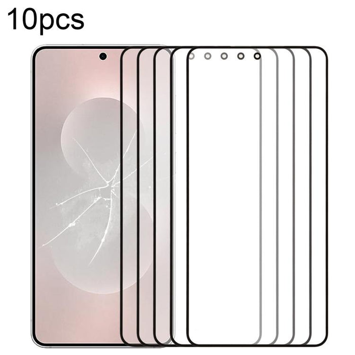 10pcs Front Screen Outer Glass Lens with OCA Optically Clear Adhesive