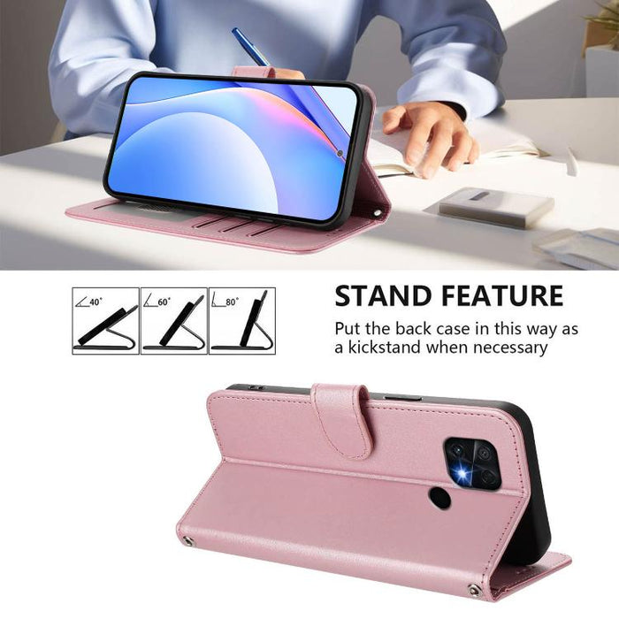 Funda de cuero RFID para teléfono con relieve de panda y cordón, For Xiaomi Poco M4 Pro 4G, For Xiaomi Poco X4 Pro 5G