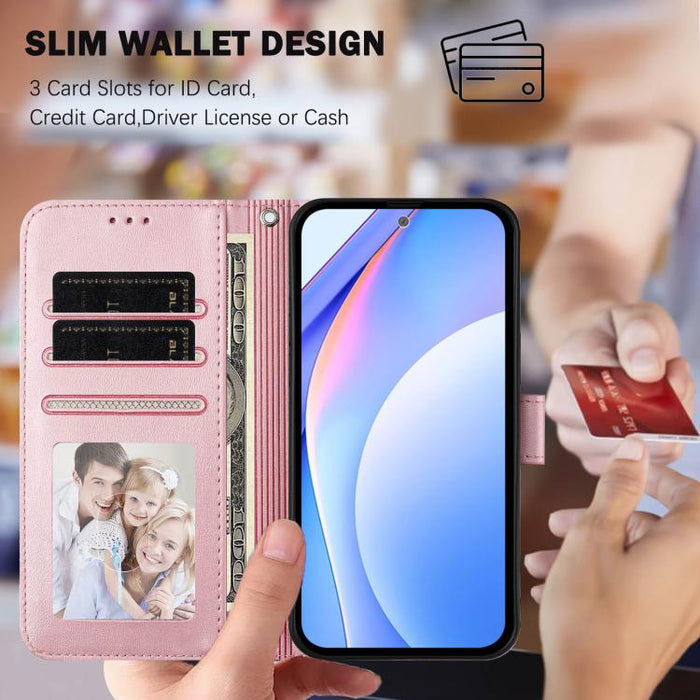 Funda de cuero RFID para teléfono con relieve de panda y cordón, For Xiaomi Poco M4 Pro 4G, For Xiaomi Poco X4 Pro 5G