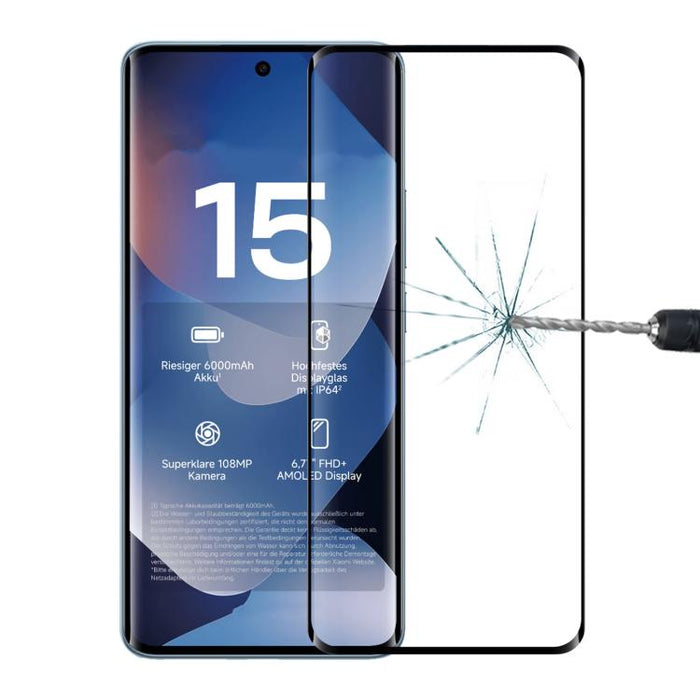 Película de vidrio templado 3D de borde curvo con adhesivo completo 9H HD, For Redmi Note 15 4G Global 164mm, For Redmi Note 15 Pro 4G Global 163.2mm, For Xiaomi Poco X7, For Xiaomi Redmi Note 14 Pro 5G / 4G, For Xiaomi Redmi Note 14 4G 163.25mm       ...
