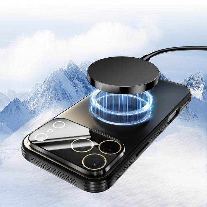 ABEEL Heat Dissipation Frosted MagSafe Phone Case with Lens Film, For iPhone 14 Pro Max, For iPhone 13 Pro Max, For iPhone 13 Pro, For iPhone 13