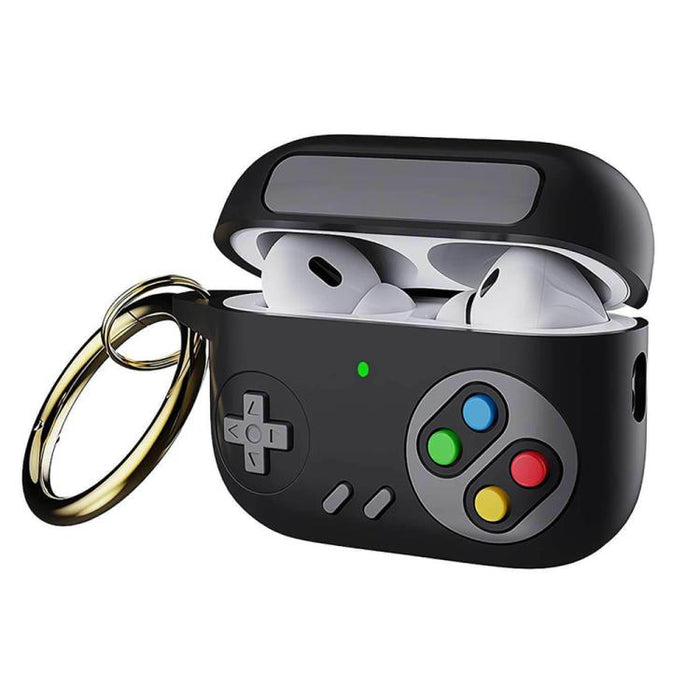 Retro Game Console Style Earphone Silicone Protective Case, For AirPods Pro 3, For AirPods 4, For AirPods Pro 2, For AirPods Pro