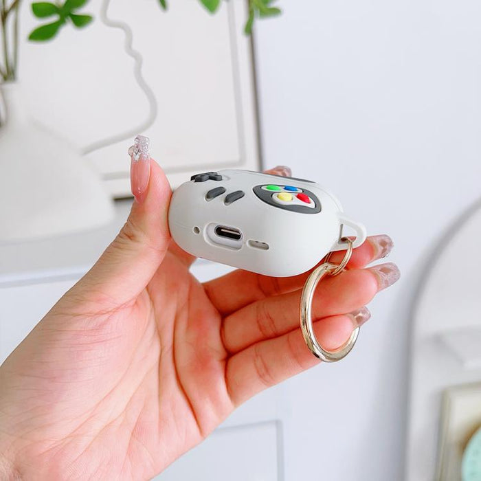 Retro Game Console Style Earphone Silicone Protective Case, For AirPods Pro 3, For AirPods 4, For AirPods Pro 2, For AirPods Pro