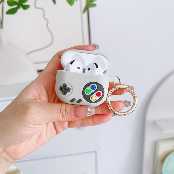 Retro Game Console Style Earphone Silicone Protective Case, For AirPods Pro 3, For AirPods 4, For AirPods Pro 2, For AirPods Pro