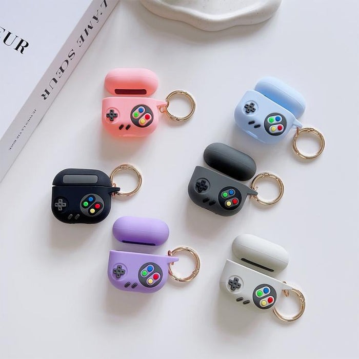 Retro Game Console Style Earphone Silicone Protective Case, For AirPods Pro 3, For AirPods 4, For AirPods Pro 2, For AirPods Pro