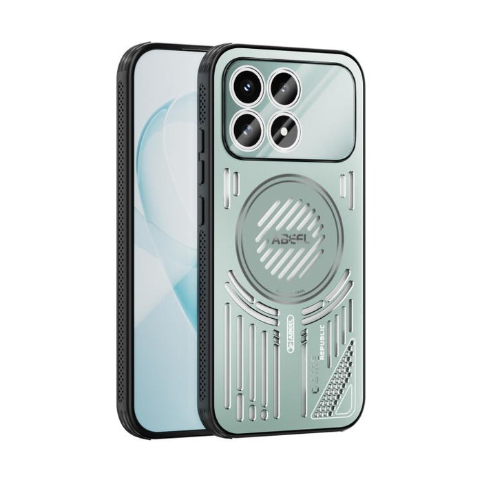 Funda para teléfono ABEEL Ice Fox Series MagSafe con disipador de calor y sistema de refrigeración, For Redmi K90 Pro Max/Poco F8 Ultra, For Redmi K90/Poco F8 Pro, For Redmi K80 Pro, For Redmi K80