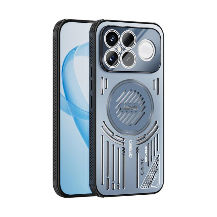 Funda para teléfono ABEEL Ice Fox Series MagSafe con disipador de calor y sistema de refrigeración, For Redmi K90 Pro Max/Poco F8 Ultra, For Redmi K90/Poco F8 Pro, For Redmi K80 Pro, For Redmi K80