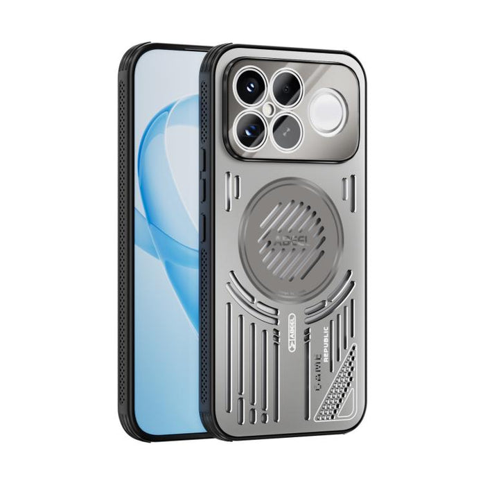Funda para teléfono ABEEL Ice Fox Series MagSafe con disipador de calor y sistema de refrigeración, For Redmi K90 Pro Max/Poco F8 Ultra, For Redmi K90/Poco F8 Pro, For Redmi K80 Pro, For Redmi K80