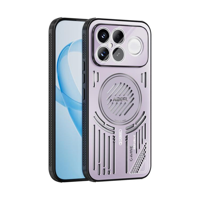 Funda para teléfono ABEEL Ice Fox Series MagSafe con disipador de calor y sistema de refrigeración, For Redmi K90 Pro Max/Poco F8 Ultra, For Redmi K90/Poco F8 Pro, For Redmi K80 Pro, For Redmi K80