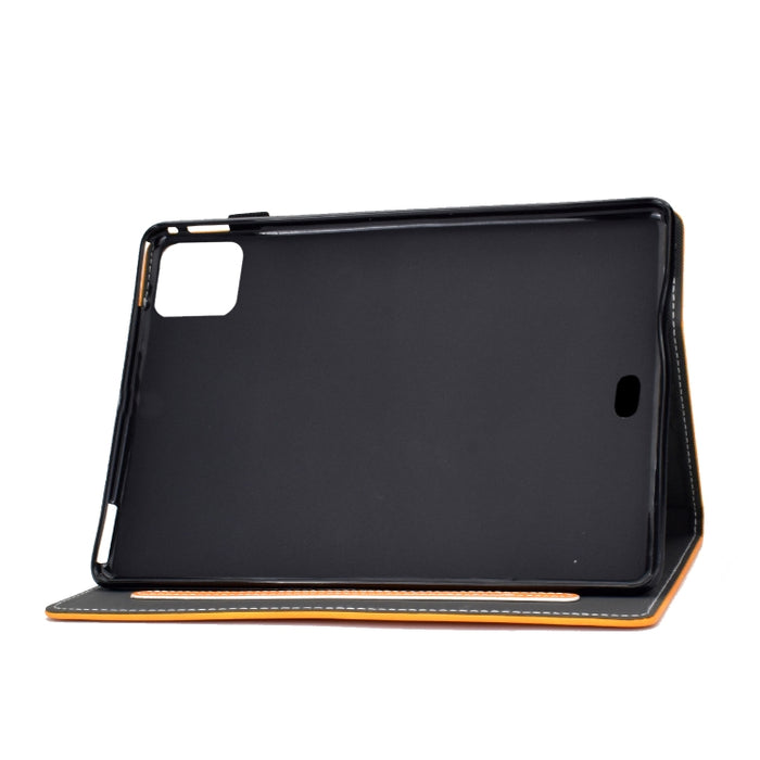 Estuche de cuero de PU con tapa horizontal con estampado de oso con soporte y ranura para tarjeta y tira antideslizante