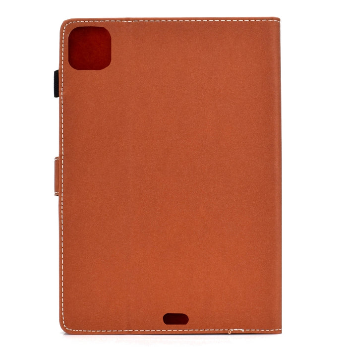 Estuche de cuero con tapa horizontal magnética de color sólido con ranuras para tarjetas y soporte y tira antideslizante