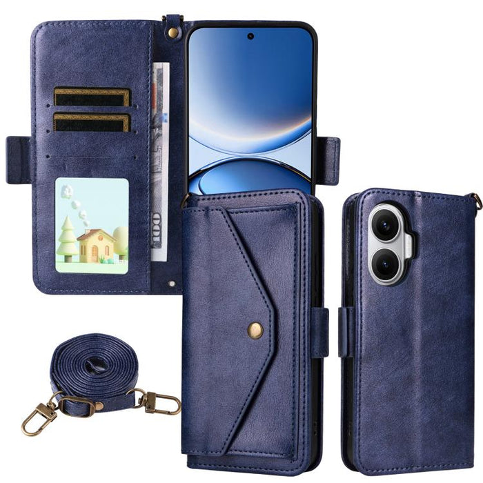 Funda para teléfono móvil de piel de vacuno con múltiples ranuras para tarjetas y diseño cruzado., For Redmi 15 5G Global / 15 4G SEA 169.5mm, For Redmi 15C 5G / 4G Global 171mm / Poco C85 4G, For Xiaomi 15T Pro 5G, For Xiaomi 15T 5G                   ...