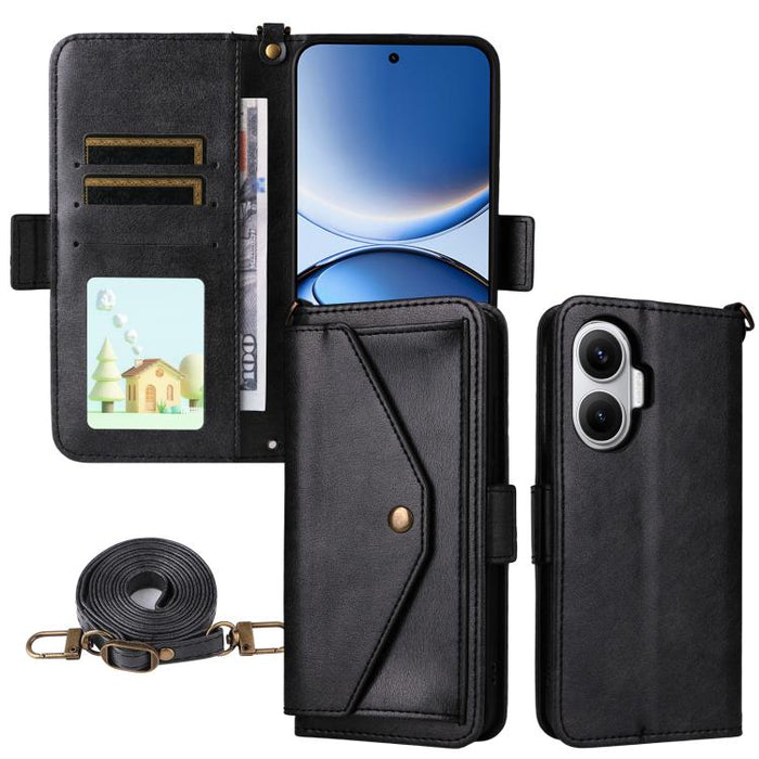 Funda para teléfono móvil de piel de vacuno con múltiples ranuras para tarjetas y diseño cruzado., For Redmi 15 5G Global / 15 4G SEA 169.5mm, For Redmi 15C 5G / 4G Global 171mm / Poco C85 4G, For Xiaomi 15T Pro 5G, For Xiaomi 15T 5G                   ...