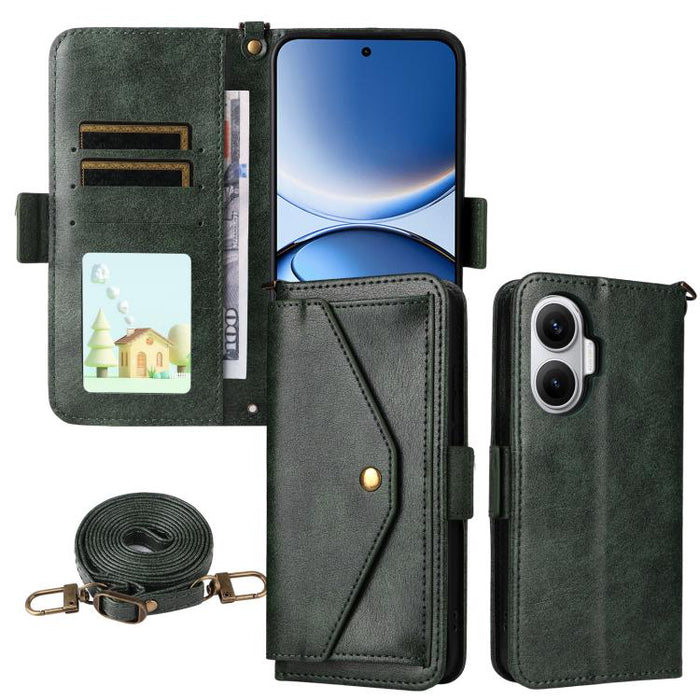 Funda para teléfono móvil de piel de vacuno con múltiples ranuras para tarjetas y diseño cruzado., For Redmi 15 5G Global / 15 4G SEA 169.5mm, For Redmi 15C 5G / 4G Global 171mm / Poco C85 4G, For Xiaomi 15T Pro 5G, For Xiaomi 15T 5G                   ...