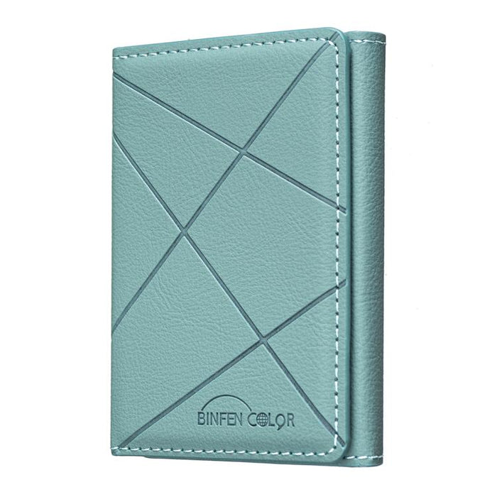 BFK24 Diamond Embossed Magsafe Magnetic Leather Card Bag