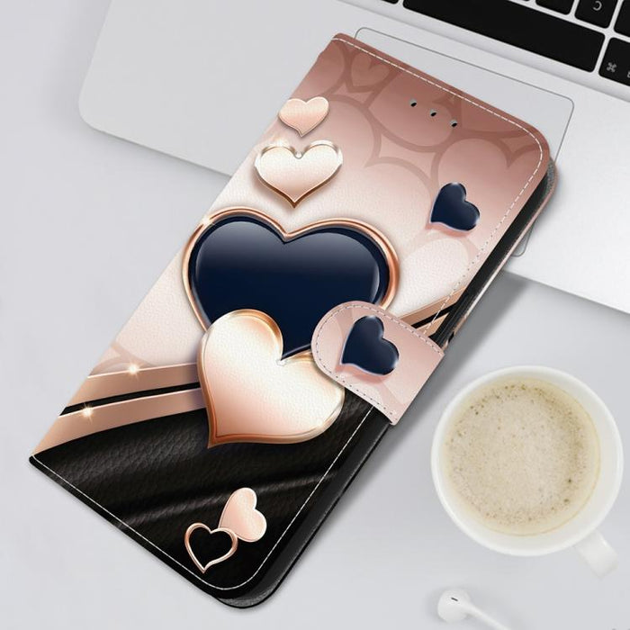 Funda para teléfono de cuero con textura de cristal y dibujo de colores, For Xiaomi 13T / 13T Pro / Redmi K60 Ultra