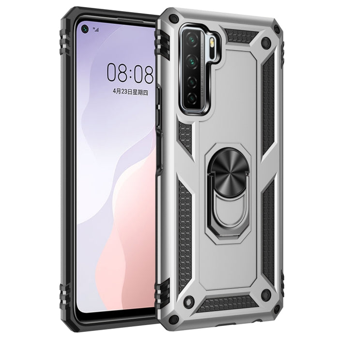 Funda protectora de TPU + PC a prueba de golpes con soporte giratorio de 360 grados, For Huawei P40 Lite 5G, For Xiaomi Mi 10 Ultra