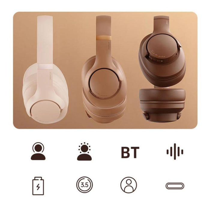BT048NC Over-ear ANC and ENC Noise Reduction Wireless Headphones