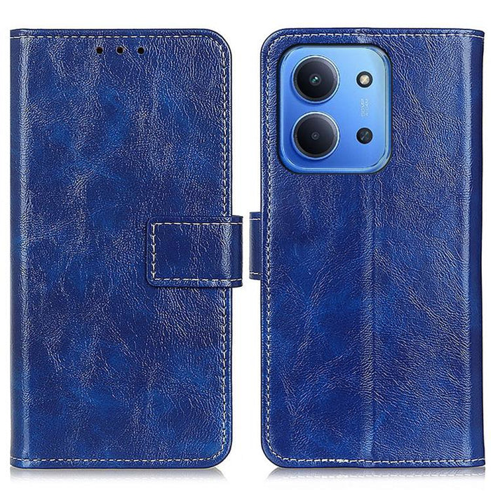 Funda para teléfono de cuero con textura retro Crazy Horse, For Redmi A7 Pro 171mm/Poco C85x 5G, For Redmi Turbo 5 Max / Poco X8 Pro Max, For Redmi Turbo 5 5G / Poco X8 Pro 5G, For Redmi Note 15 Pro+ 5G Global 163.3mm, For Redmi Note 15 5G Global 164mm...