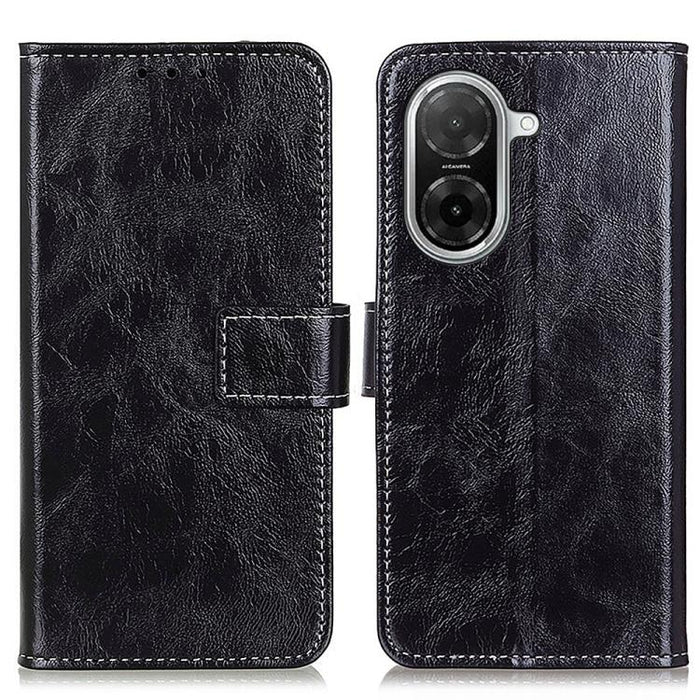 Funda para teléfono de cuero con textura retro Crazy Horse, For Redmi A7 Pro 171mm/Poco C85x 5G, For Redmi Turbo 5 Max / Poco X8 Pro Max, For Redmi Turbo 5 5G / Poco X8 Pro 5G, For Redmi Note 15 Pro+ 5G Global 163.3mm, For Redmi Note 15 5G Global 164mm...