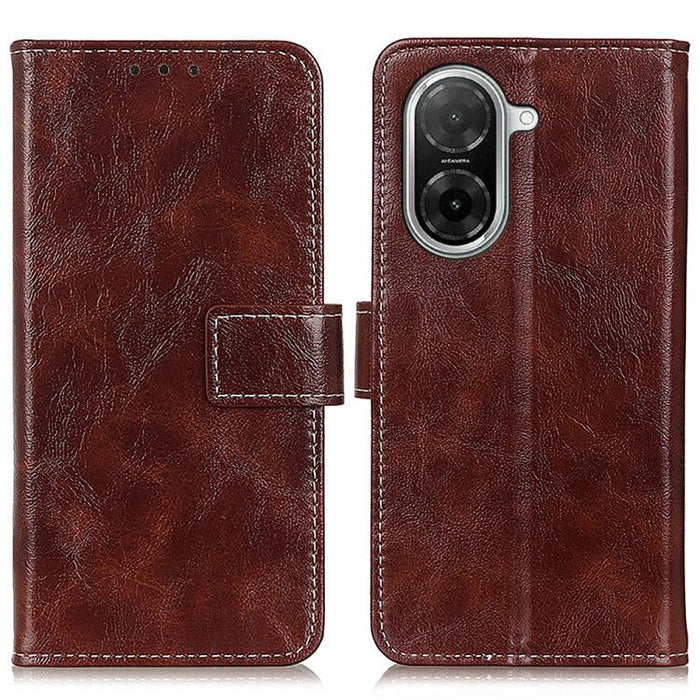 Funda para teléfono de cuero con textura retro Crazy Horse, For Redmi A7 Pro 171mm/Poco C85x 5G, For Redmi Turbo 5 Max / Poco X8 Pro Max, For Redmi Turbo 5 5G / Poco X8 Pro 5G, For Redmi Note 15 Pro+ 5G Global 163.3mm, For Redmi Note 15 5G Global 164mm...
