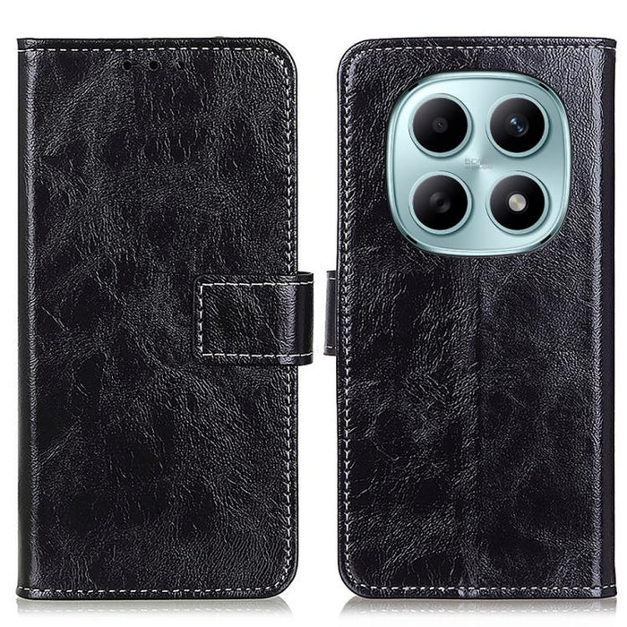 Funda para teléfono de cuero con textura retro Crazy Horse, For Redmi A7 Pro 171mm/Poco C85x 5G, For Redmi Turbo 5 Max / Poco X8 Pro Max, For Redmi Turbo 5 5G / Poco X8 Pro 5G, For Redmi Note 15 Pro+ 5G Global 163.3mm, For Redmi Note 15 5G Global 164mm...