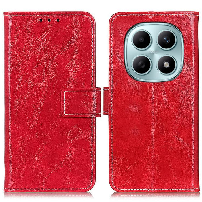 Funda para teléfono de cuero con textura retro Crazy Horse, For Redmi A7 Pro 171mm/Poco C85x 5G, For Redmi Turbo 5 Max / Poco X8 Pro Max, For Redmi Turbo 5 5G / Poco X8 Pro 5G, For Redmi Note 15 Pro+ 5G Global 163.3mm, For Redmi Note 15 5G Global 164mm...