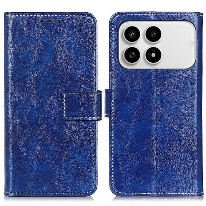 Funda para teléfono de cuero con textura retro Crazy Horse, For Redmi A7 Pro 171mm/Poco C85x 5G, For Redmi Turbo 5 Max / Poco X8 Pro Max, For Redmi Turbo 5 5G / Poco X8 Pro 5G, For Redmi Note 15 Pro+ 5G Global 163.3mm, For Redmi Note 15 5G Global 164mm...